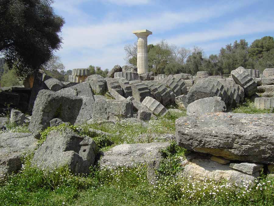 Ruinas del Templo de Zeus