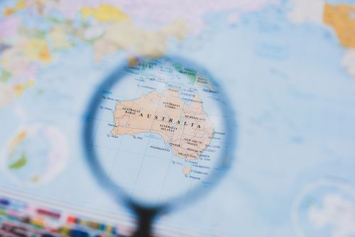 Mapa de Australia