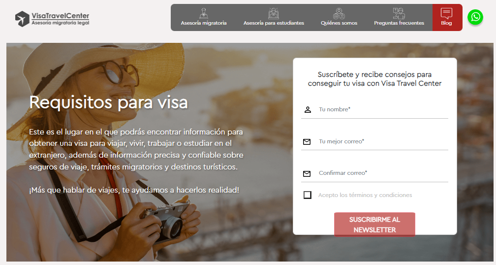 Blog requisitos para visa